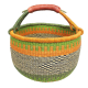 Afrikanische Korbtasche, robuste Tasche aus Steppengras (D:43)