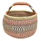 Afrikanische Korbtasche, robuste Tasche aus Steppengras (D:43)