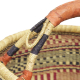 Afrikanische Korbtasche, robuste Tasche aus Steppengras (D:43)