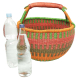 Afrikanische Korbtasche, robuste Tasche aus Steppengras (D:41)
