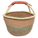 Afrikanische Korbtasche, robuste Tasche aus Steppengras (D:40)