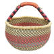 Afrikanische Korbtasche, robuste Tasche aus Steppengras (D:40)