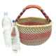 Afrikanische Korbtasche, robuste Tasche aus Steppengras (D:40)