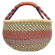 Afrikanische Korbtasche, robuste Tasche aus Steppengras (D:40)