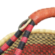 Afrikanische Korbtasche, robuste Tasche aus Steppengras (D:40)