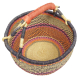 Afrikanische Korbtasche, robuste Tasche aus Steppengras (D:44)