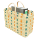 Handtasche Korbtasche robuste Tasche aus Jonc (45x18x31/42)
