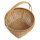 Einkaufskorb Handkorb Polyrattan Korb gefüttert (D:37cm)