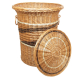 Wäschekorb, Wäschesammler - Korb für Wäsche aus gesottener Weide (D:56)