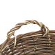 Erntekorb, Holzkorb, Tragekorb, Gartenkorb, Weide Korb (D:58cm) - EINZELSTÜCK