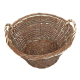 Erntekorb, Holzkorb, Tragekorb, Gartenkorb, Weide Korb (D:54cm)