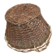 Erntekorb, Holzkorb, Tragekorb, Gartenkorb, Weide Korb (D:50cm)