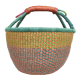 Afrikanische Korbtasche, robuste Tasche aus Steppengras (D:37)