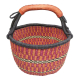 Afrikanische Korbtasche, robuste Tasche aus Steppengras (D:40)