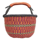 Afrikanische Korbtasche, robuste Tasche aus Steppengras (D:40)