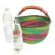Afrikanische Korbtasche, robuste Tasche aus Steppengras (D:38)