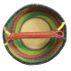 Afrikanische Korbtasche, robuste Tasche aus Steppengras (D:38)
