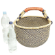 Afrikanische Korbtasche, robuste Tasche aus Steppengras (D:40)