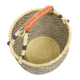 Afrikanische Korbtasche, robuste Tasche aus Steppengras (D:40)
