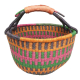 Afrikanische Korbtasche, robuste Tasche aus Steppengras (D:38)