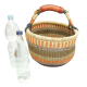 Afrikanische Korbtasche, robuste Tasche aus Steppengras (D:38)
