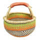 Afrikanische Korbtasche, robuste Tasche aus Steppengras (D:38)