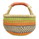 Afrikanische Korbtasche, robuste Tasche aus Steppengras (D:38)