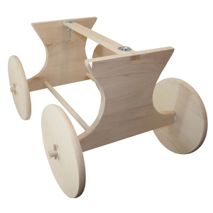Untergestell für Babykorb, Stubenwagen Korb aus aus Holz