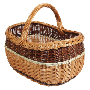 Einkaufskorb Handkorb Weide Korb ungefüttert (42x32x23/37)