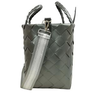 Kunststofftasche moderne Tasche aus Kunststoff mit Kombihenkel (40x20x30)