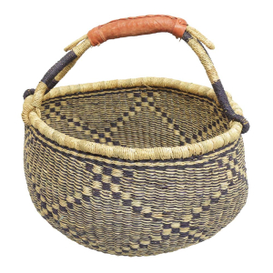 Afrikanische Korbtasche, robuste Tasche aus Steppengras (D:40)