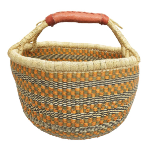 Afrikanische Korbtasche, robuste Tasche aus Steppengras (D:42)