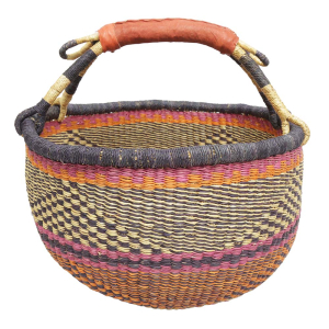 Afrikanische Korbtasche, robuste Tasche aus Steppengras (D:44)